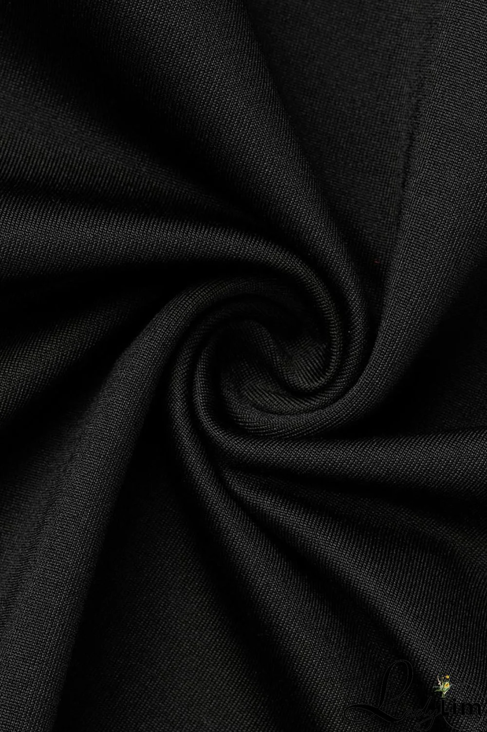 Black Elegant Solid Patchwork Oblique Collar Pencil Skirt Dresses