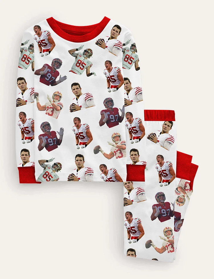 Kid's San Francisco Football Pajama Set