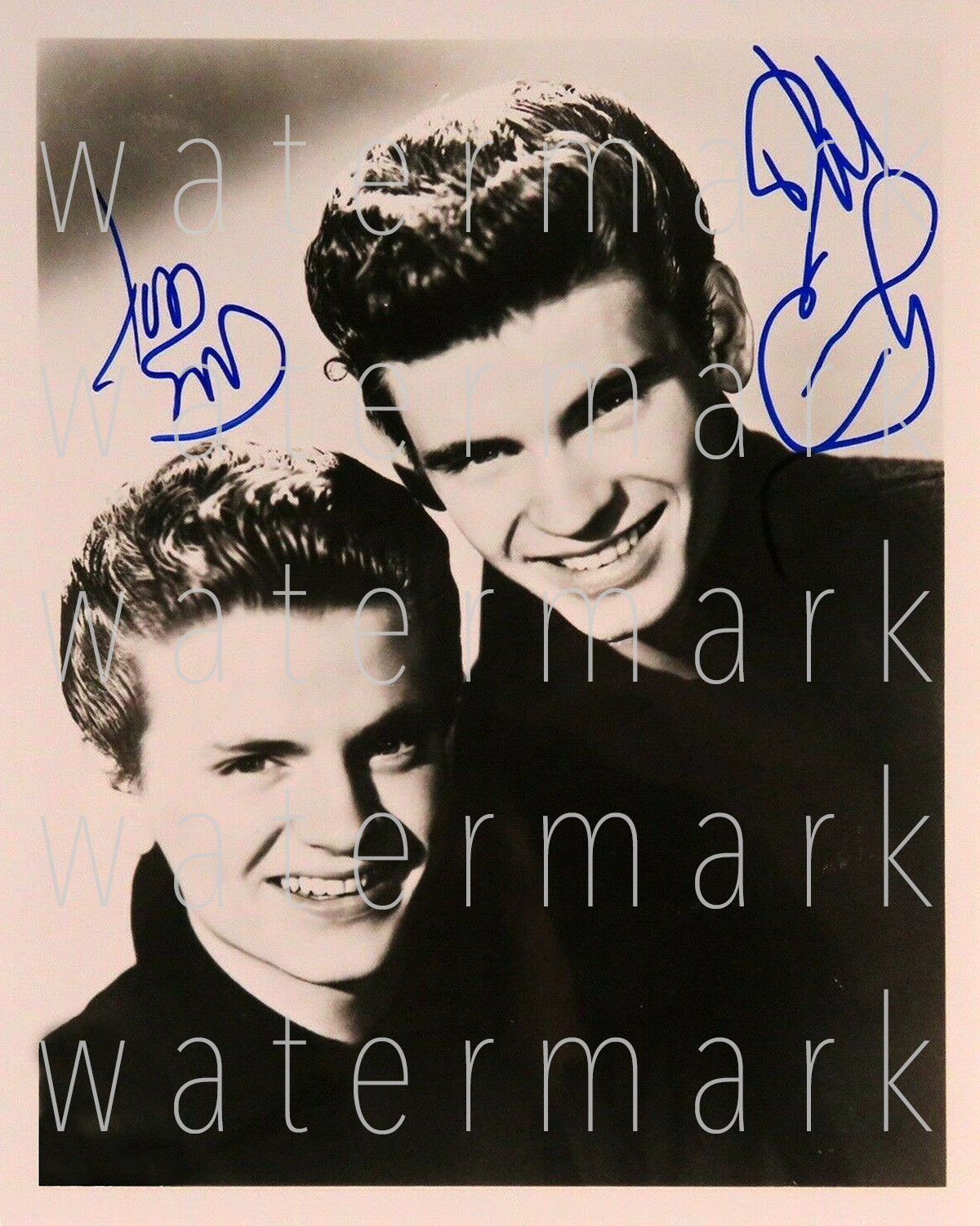 The Everly Brothers signed 8X10 Photo Poster painting picture poster autograph RP