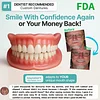 🌎Ends Today: 70% OFF! ⏰Globnihaarp&trade; Medical Full Denture with Strong Suctiond