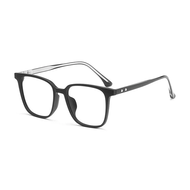 KatKani Transparent Square Decorative Glasses Frame For Men And Women Super Light Large Optical Prescription Glasses Frame 1008B