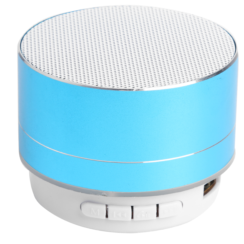 

Rechargeable Bluetooth Speaker Stereo Audio Music Player Support TF USB AUX, Gold, 501 Original