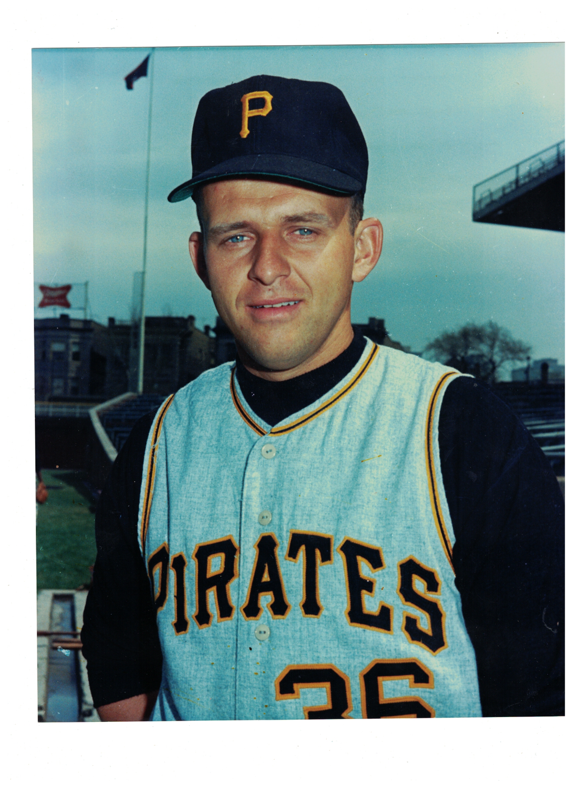 Tom Butters Pittsburgh Pirates Vintage 8x10 George Brace Photo Poster painting RH1