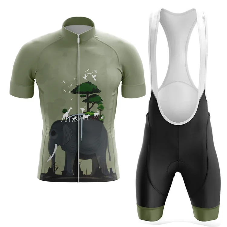 Protect The Earth Men's Short Sleeve Cycling Kit