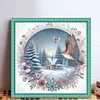 Garland Cottage-11CT Stamped Cross Stitch 40*40cm/15.75*15.75in tapestrymarket