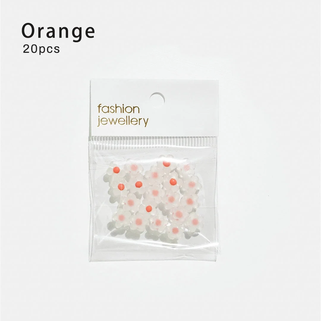 Beautizon Colorful Flowers Cute Love Nail Jewelry High Quality Nail Jewelry Manicure Accessories DIY Nail Art Decorations