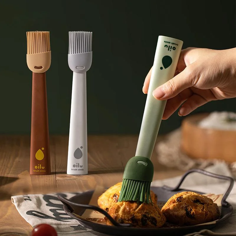 Kitchen Edible Silicone Barbecue Oil Brush