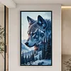 Wolf-11CT Stamped Cross Stitch 40*70cm/15.75*27.56in(Big Size) tapestrymarket