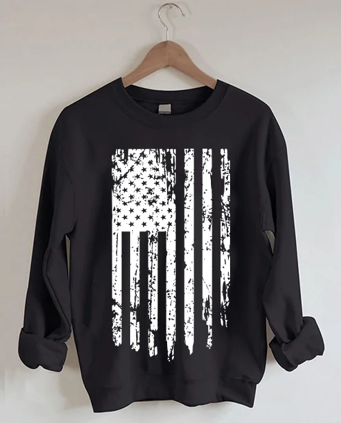 USA Flag Sweatshirt