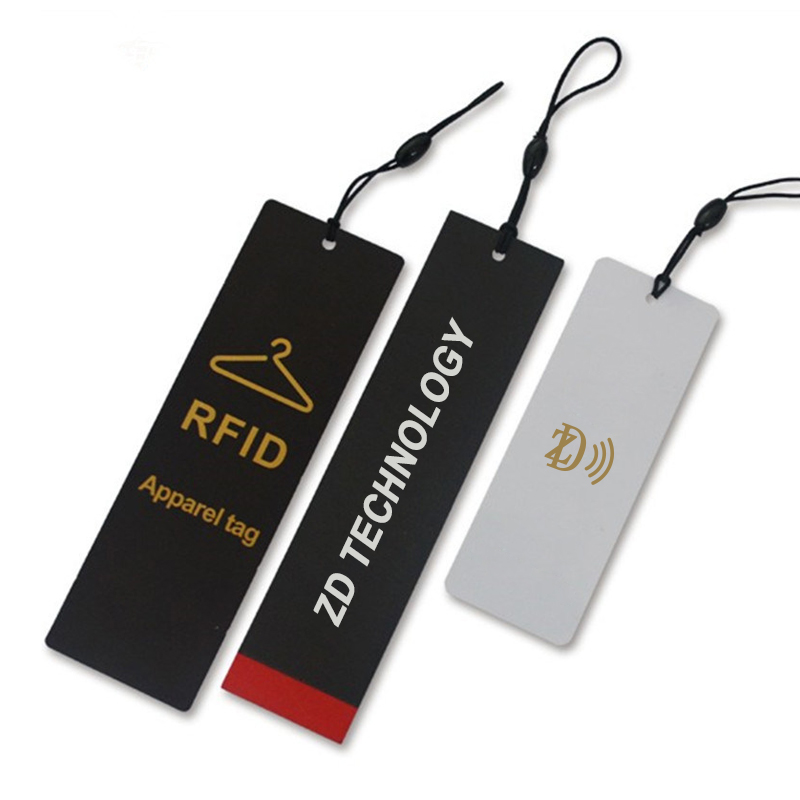 ISO 18000-6C GEN2 Apparel Tags Passive UHF RFID Garment Hang Tag for Clothing