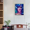 Diamond Painting -DIY Round Dril Blue-haired in the Water