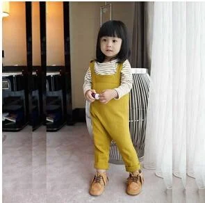 2019 Spring Brand Style Baby Overalls 0-5yrs Boys Girls Cotton Harem Knitted Pants Baby Kids Toddlers PP Pants Baby Harem Pants