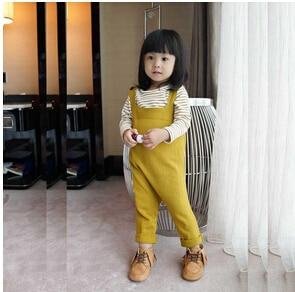 2019 Spring Brand Style Baby Overalls 0-5yrs Boys Girls Cotton Harem Knitted Pants Baby Kids Toddlers PP Pants Baby Harem Pants