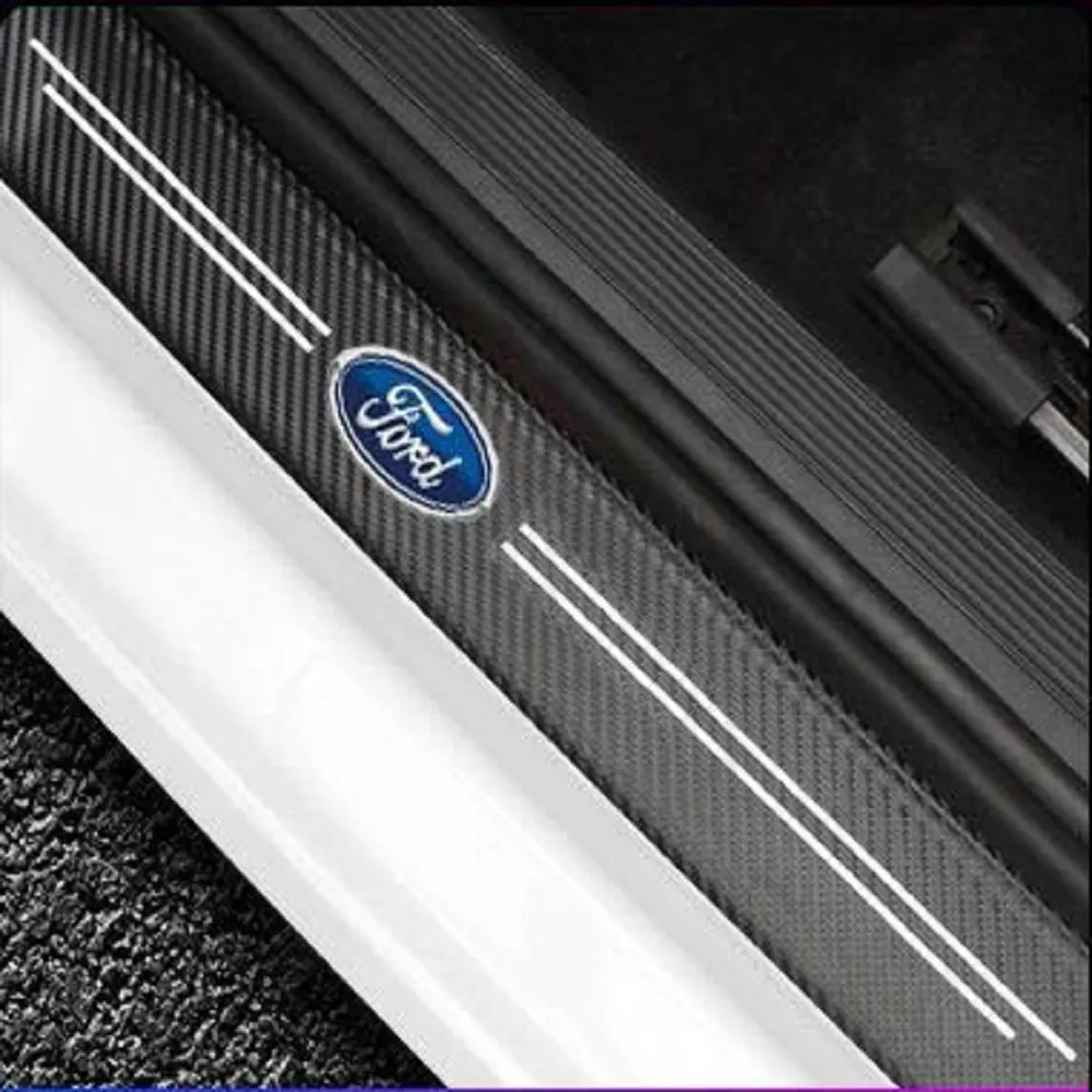 Kuromshop ( 9PCS )Carbon Car Door Sills Stickers
