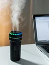 300ml Double Spray Car Mini Humidifier with Mood Light Pickup Dynamic Humidifier