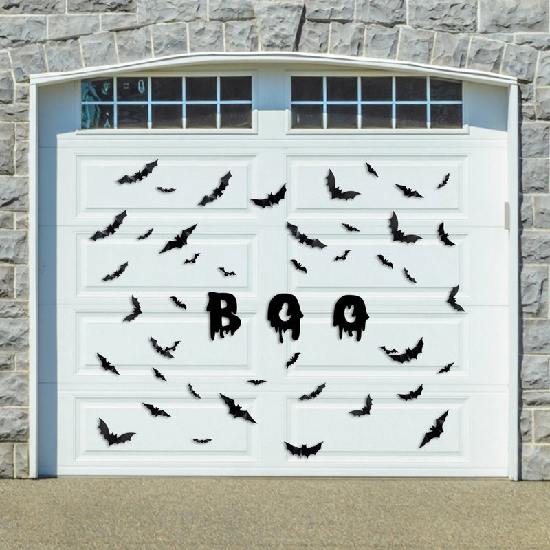 Halloween Retro Bat PVC Decorations Hanging Ornaments Party Supplies3