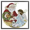 【Limited Stock Sale】Santa Claus And Angel-14CT Stamped Cross Stitch 26*27cm/10.24*10.63in tapestrymarket