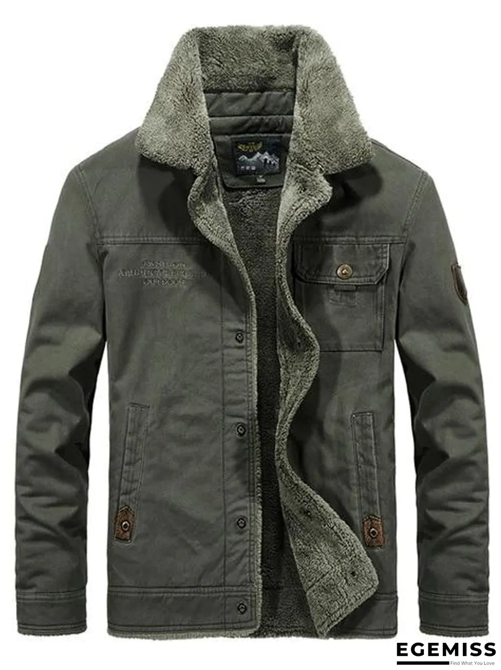 Men Brand Bomber Jacket  Autumn Winter Thick Warm Military Jacket Men Fur Collar Plus Size 6XL Fleece Coat Jaqueta Masculina | EGEMISS