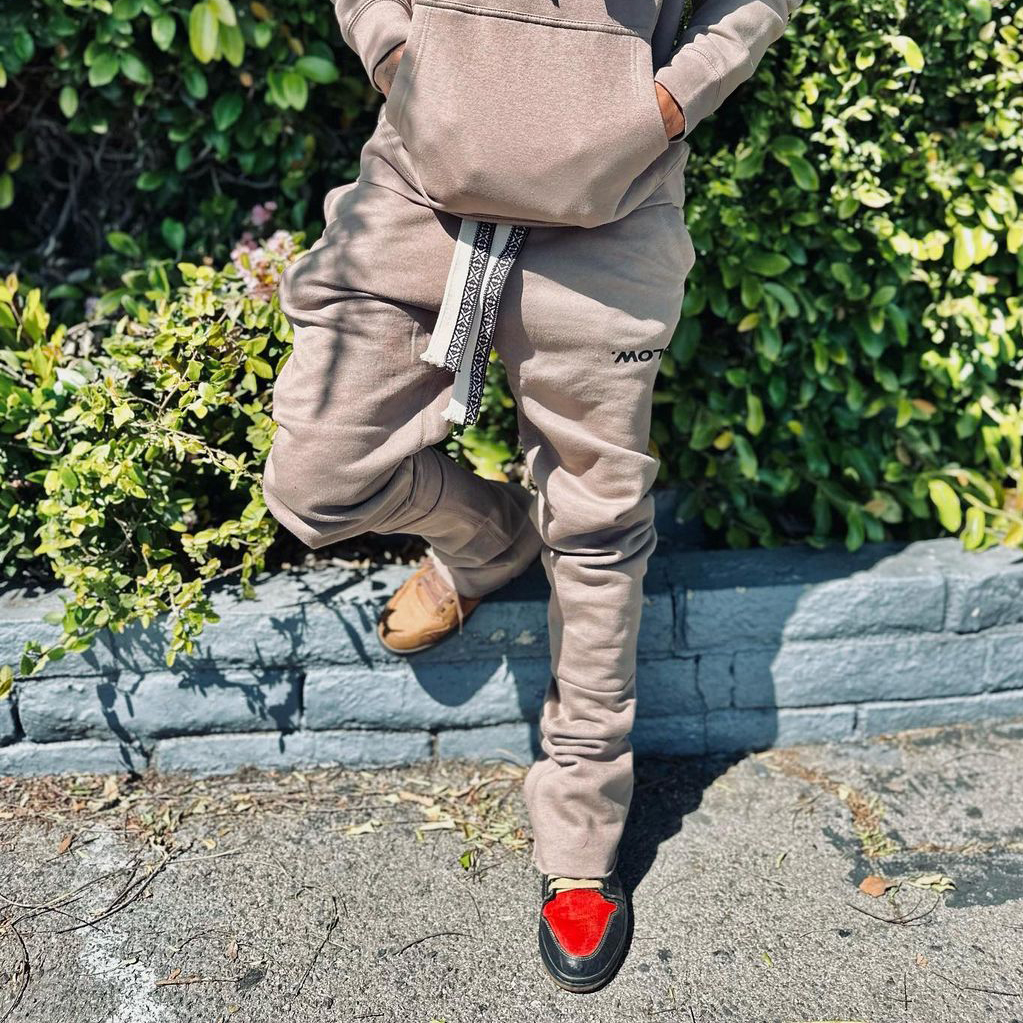Retro casual hip-hop street flare trousers