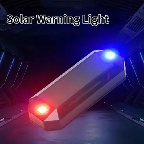 Dronehint Solar LED Light Night Ride Tail Light Warning Light Safety Parts Car Accessories (For: Acura) Parts