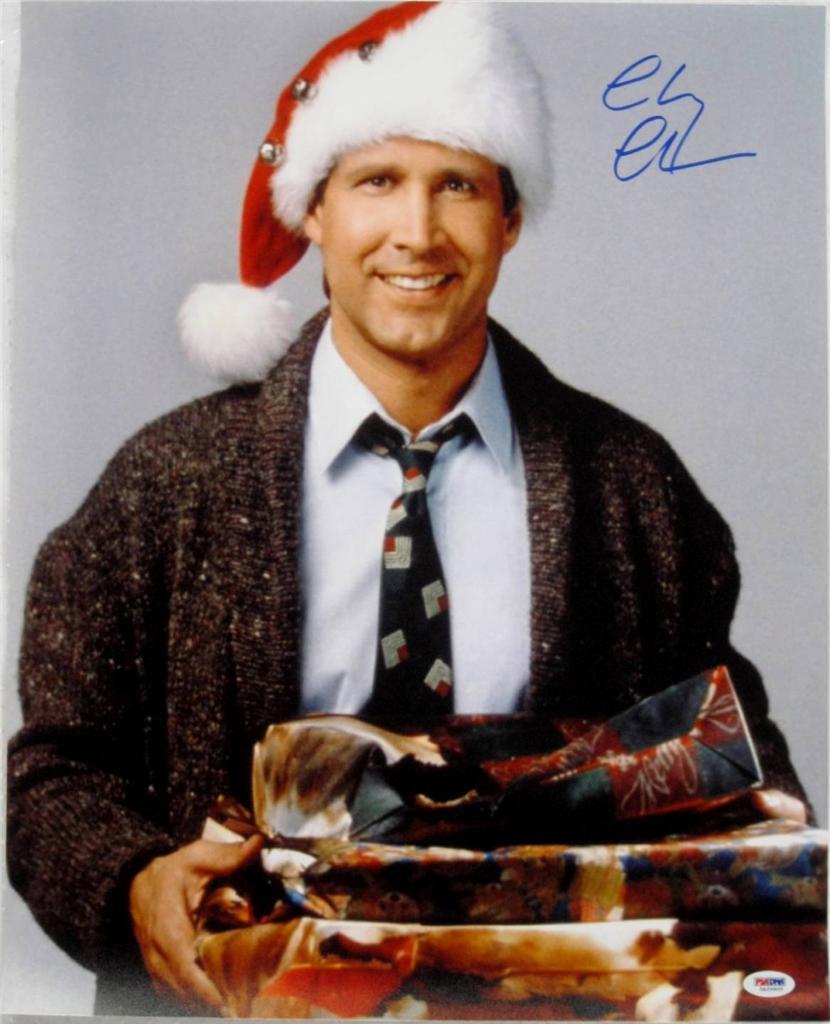 CHEVY CHASE SIGNED National Lampoon's Christmas Vacation 16x20 Photo Poster painting ITP PSA