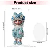 Diamond Painting Cute Girl Desktop Ornaments Kit for Home Office Decor
