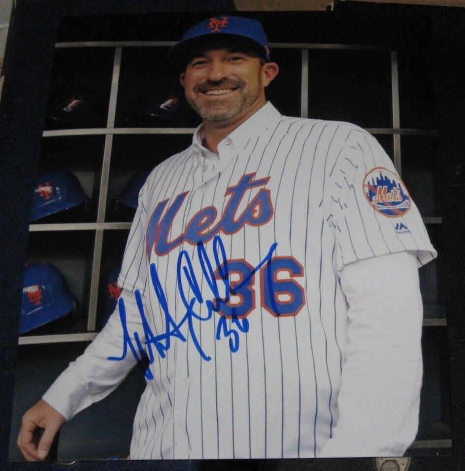 Mickey Callaway New York Mets SIGNED 8X10 Photo Poster painting COA Autographed Baseball MLB