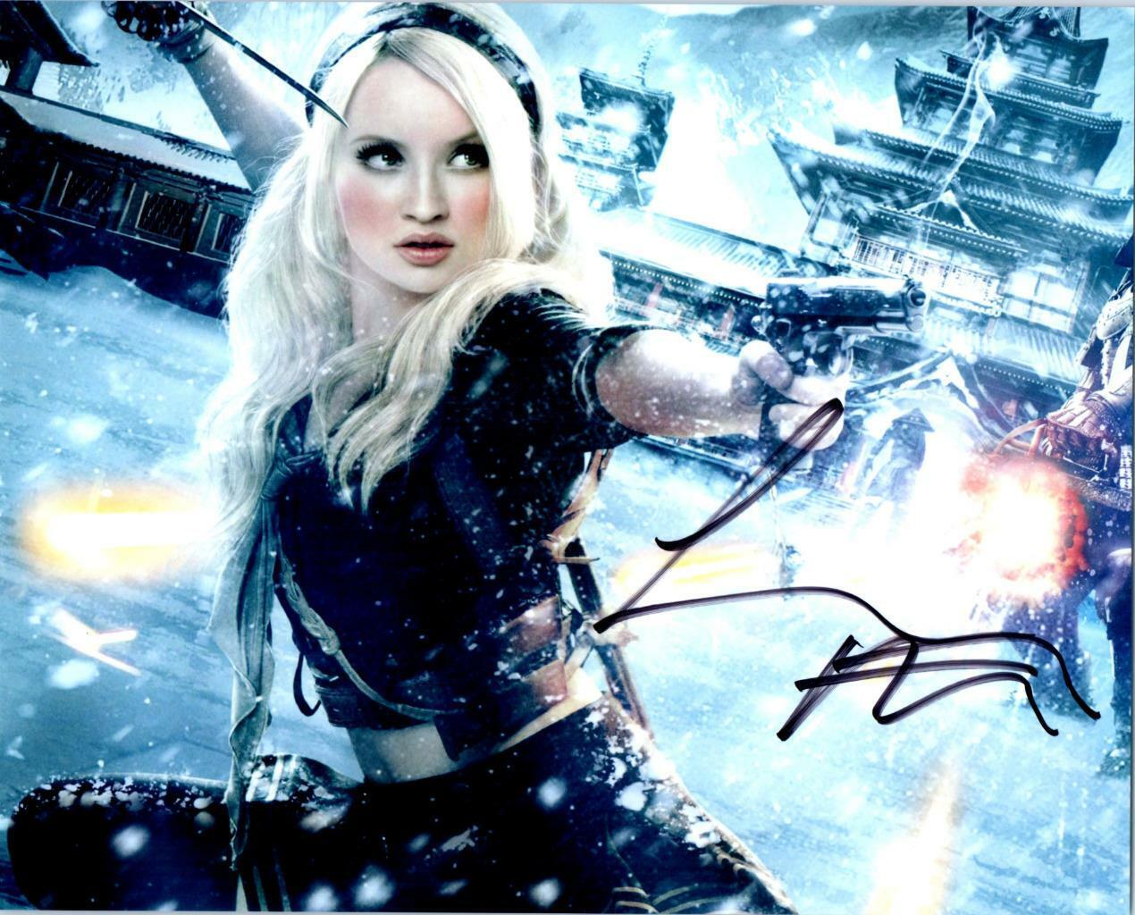 Emily Browning signed 8x10 Picture autographed Photo Poster painting with COA