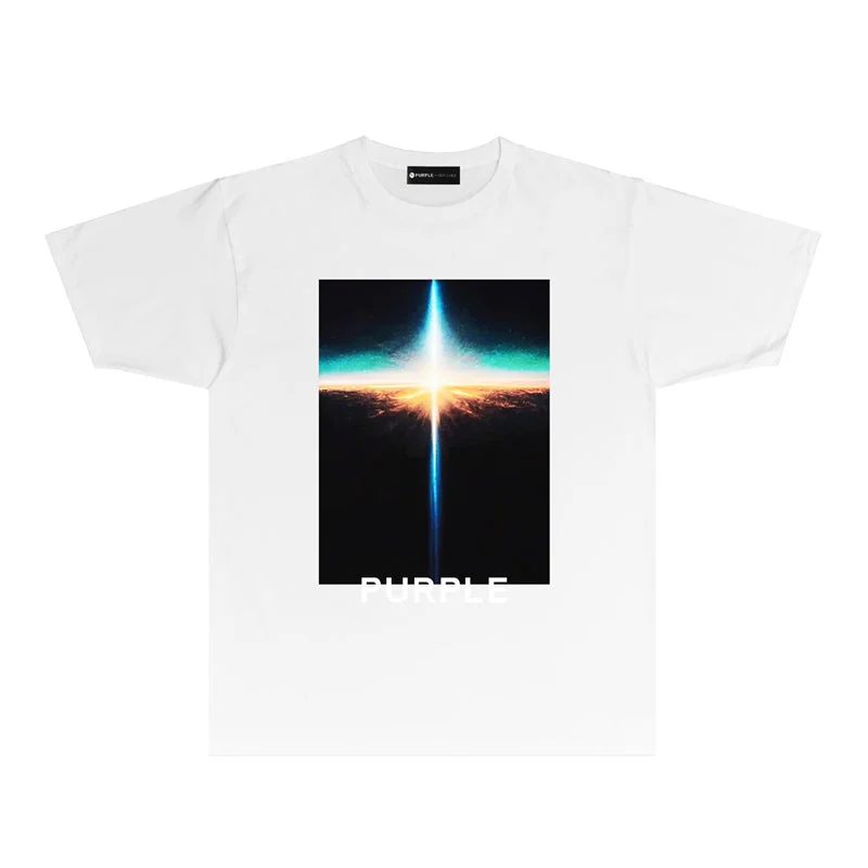 Purple 2023 new fashion T-shirt short sleeves