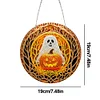 DIY Pumpkin Diamond Painting Single-sided Acrylic Hanging Pendant