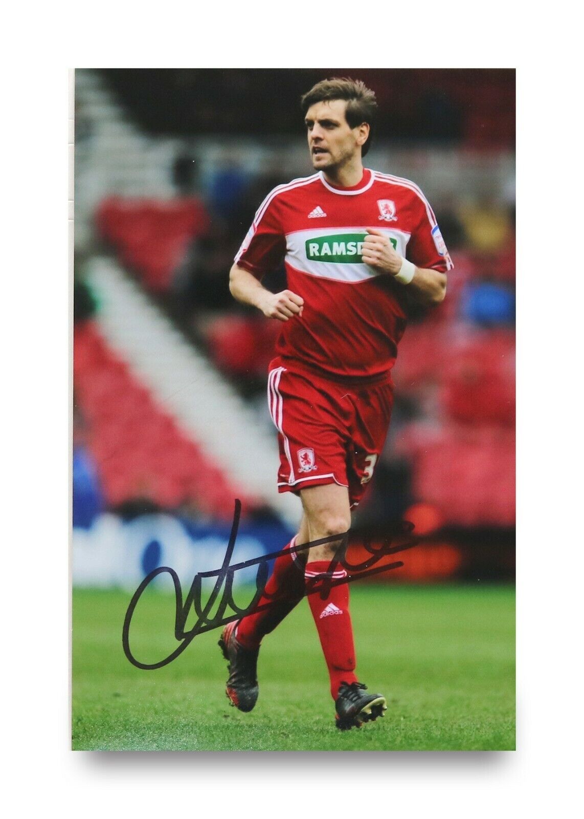 Jonathan Woodgate Signed 6x4 Photo Poster painting Middlesbrough Tottenham Hotspur Autograph+COA