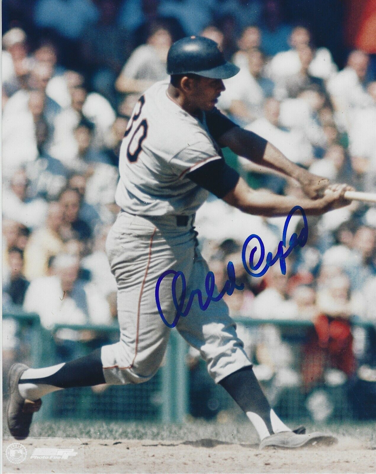 Signed 8x10 ORLANDO CEPEDA San Francisco Giants Photo Poster painting - COA