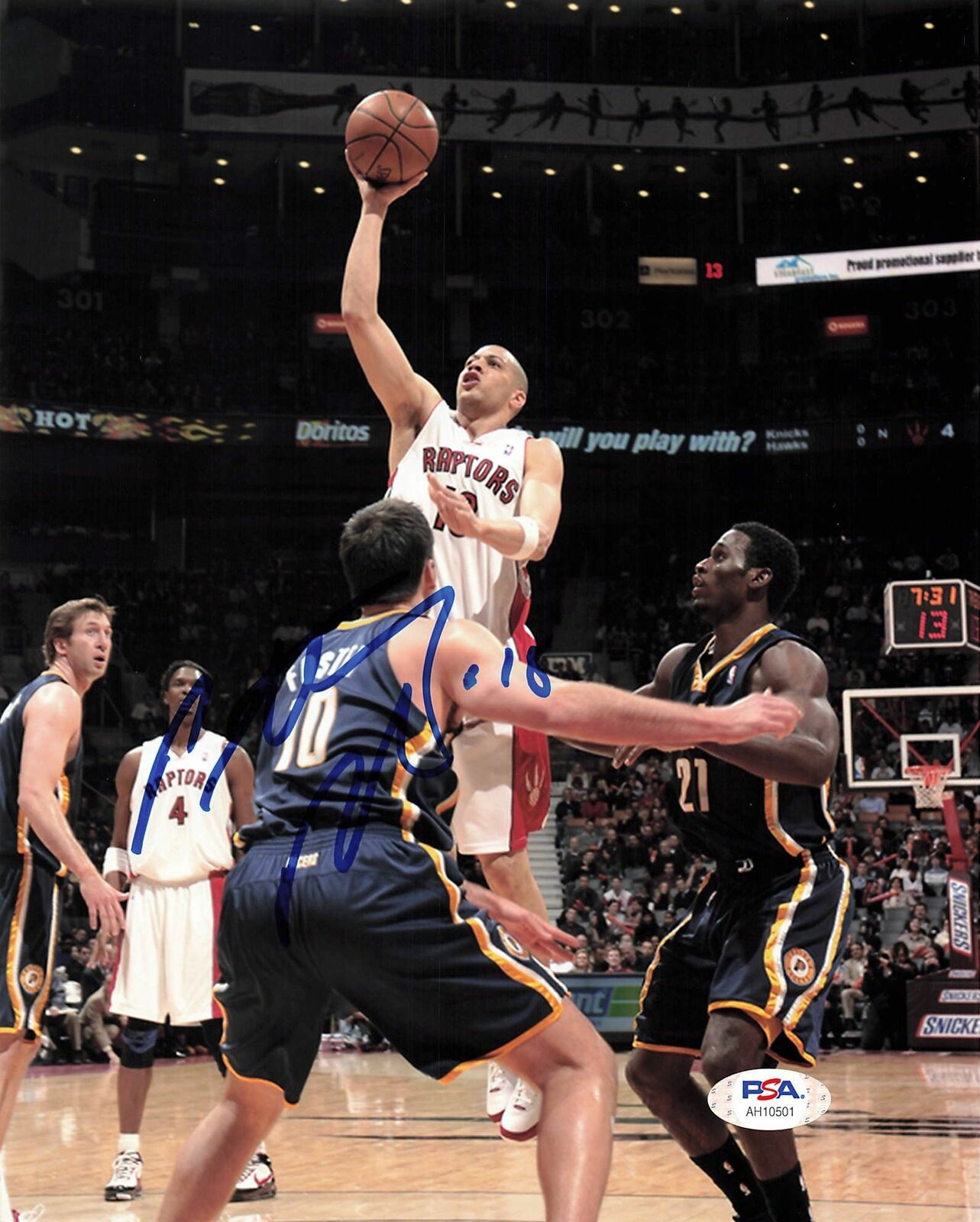 Anthony Parker Signed 8x10 Photo Poster painting PSA/DNA Toronto Raptors Autographed