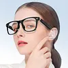 Smart Glasses AI Voice Assistant BT Audio Glasses with Open Ear Speaker Hands-Free Calls & Built-in Microphone for Men & Woman
