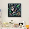 (Stamped/Counted) Maleficent Disney Villain-11CT/14CT Stamped Cross Stitch 45*45cm