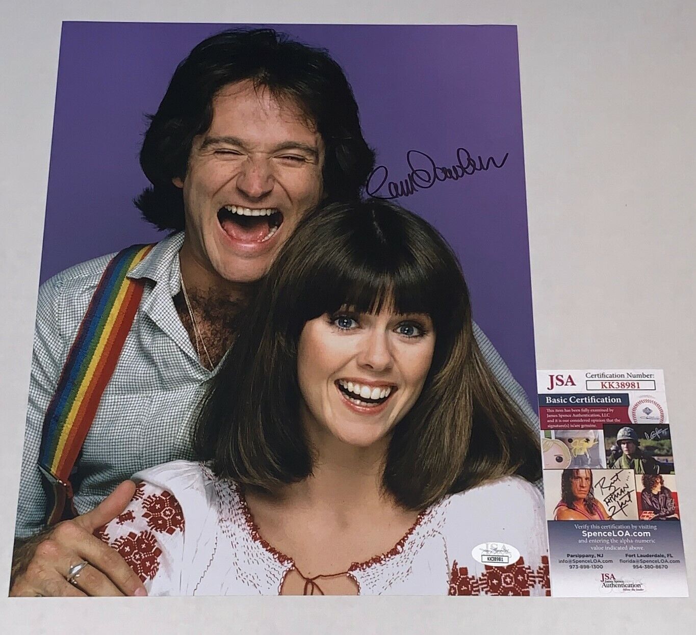 Pam Dawber signed Mork & Mindy 11x14 Photo Poster painting autographed Mindy McConnell 2 JSA