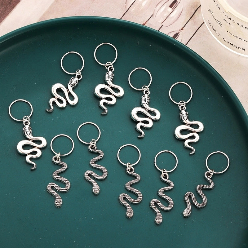 Women’s Minimalist Snake Alloy Plating Hair Buckle