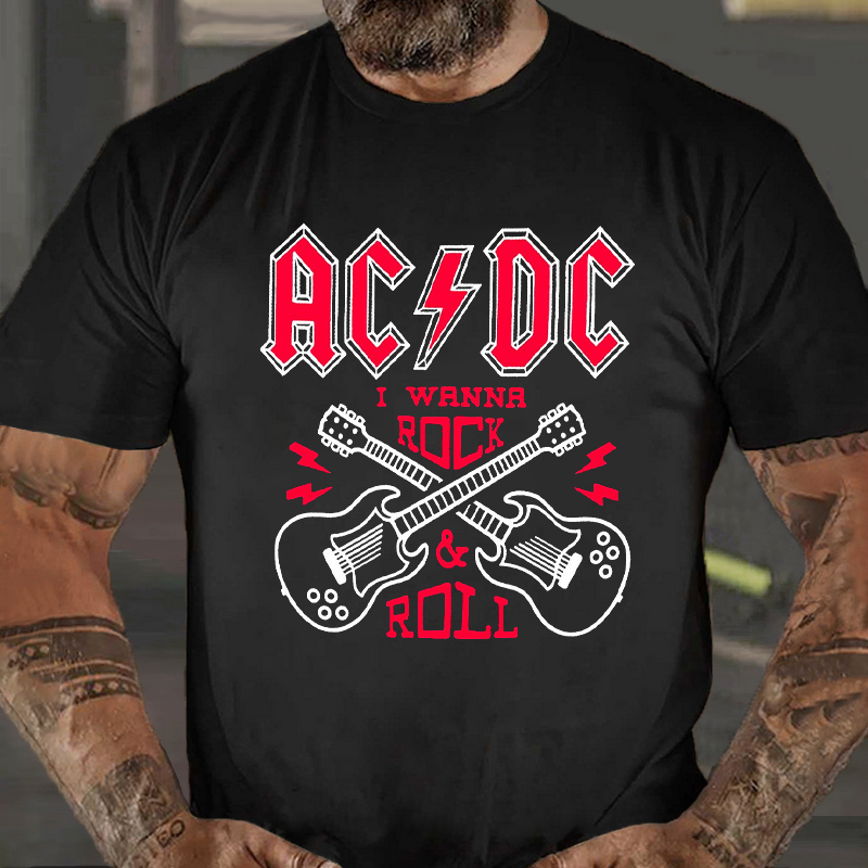 AC/DC I Wanna Rock&roll T-shirt ctolen