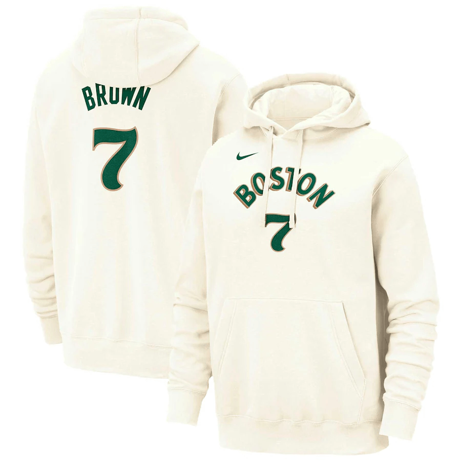 JAYLEN BROWN  CITY EDITION NAME AND NUMBER HOOD mysite