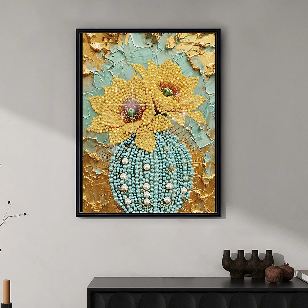 Diamond Painting - Partial Special Shaped Drill - Sunflowers(Canvas|30x40cm)