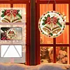 XMAS DIY Acrylic Special Shape Diamond Painting Hanging Pendant Hanging Kit