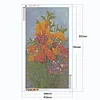 >SALE<Diamond Painting Flowers Full Round Wall Picture 45x85cm (LG019)