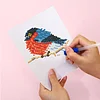 12pcs Bird 5D DIY Square Drill Diamond Painting Kits for Adults Beginners Home Decor Diamonds Paintings Gem Art 5.91x7.09in