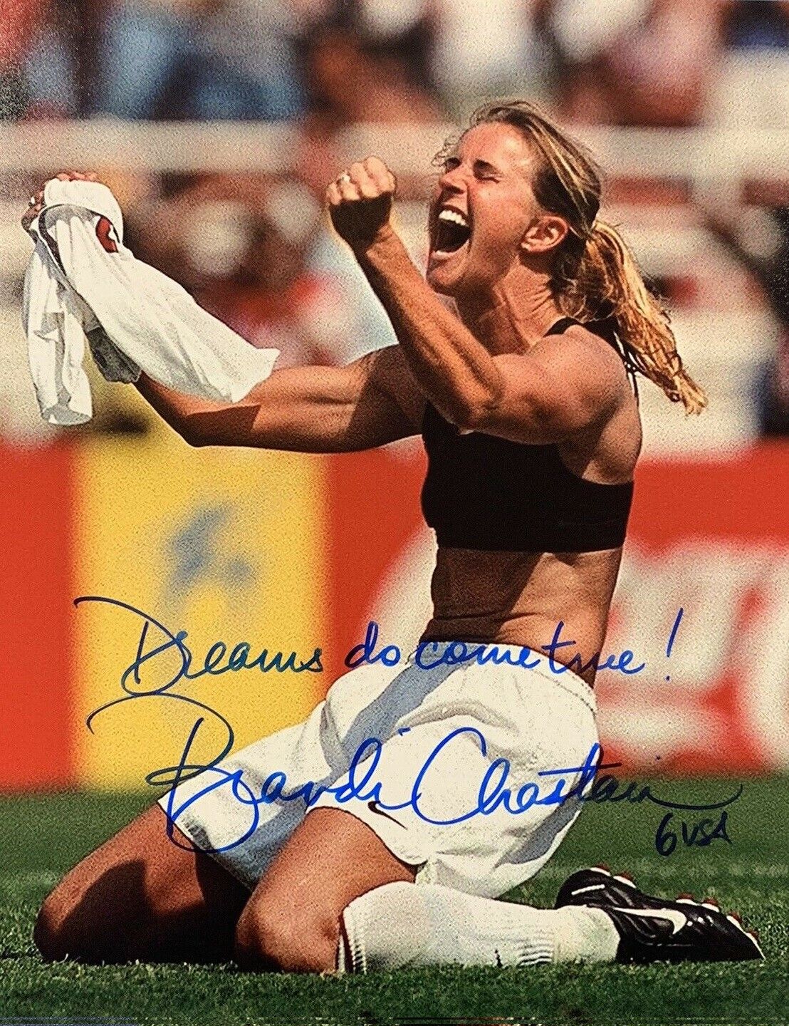 Brandi Chastain Autographed Signed 8x10 Photo Poster painting REPRINT