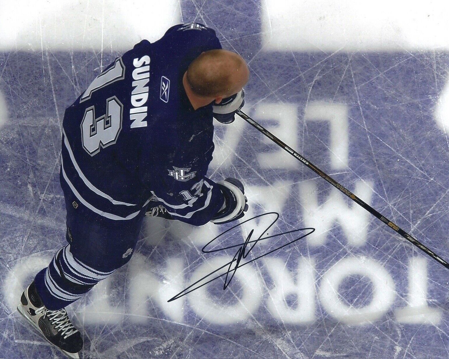 Mats Sundin Autographed Signed 8x10 Photo Poster painting ( Maple Leafs ) REPRINT