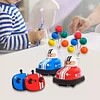 2-pack children's remote control car new product children's double remote control battle bumper car parent-child interactive kart drift collision ejection remote control toy car