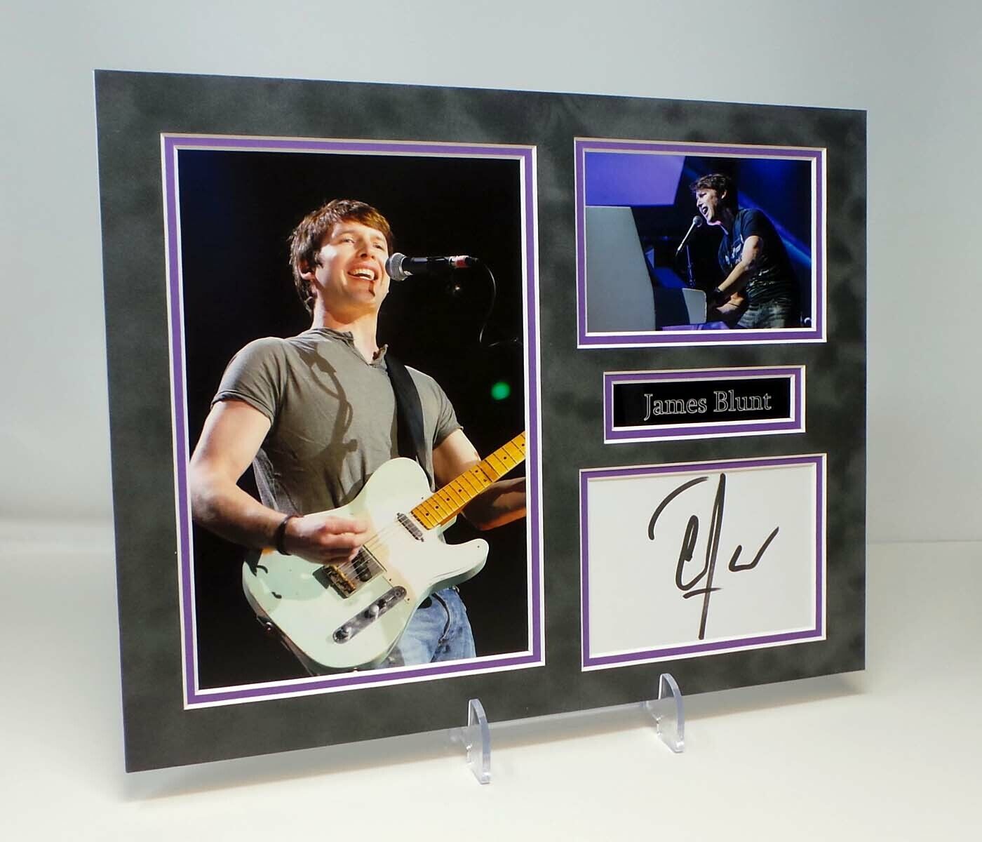 James BLUNT Signed Mounted Photo Poster painting Display AFTAL COA Musician Singer Songwriter