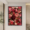 (US Only)Rose Printed Cross Stitch Kit 50x74cm DIY 11CT Thread Art Needlework Home Art