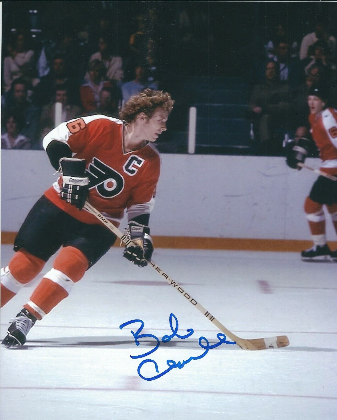 Signed 8x10 BOBBY CLARKE Philadelphia Flyers Autographed Photo Poster painting - w/COA