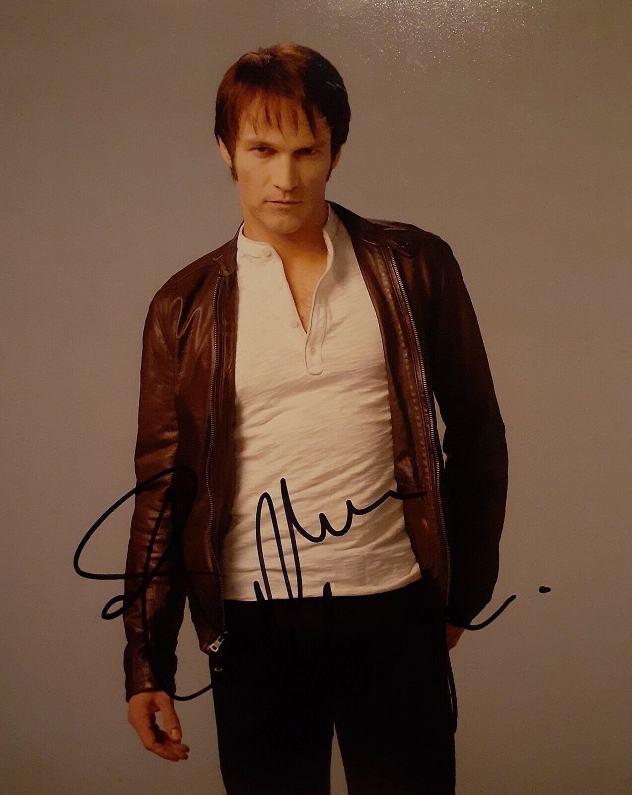 Stephen Moyer signed 8x10